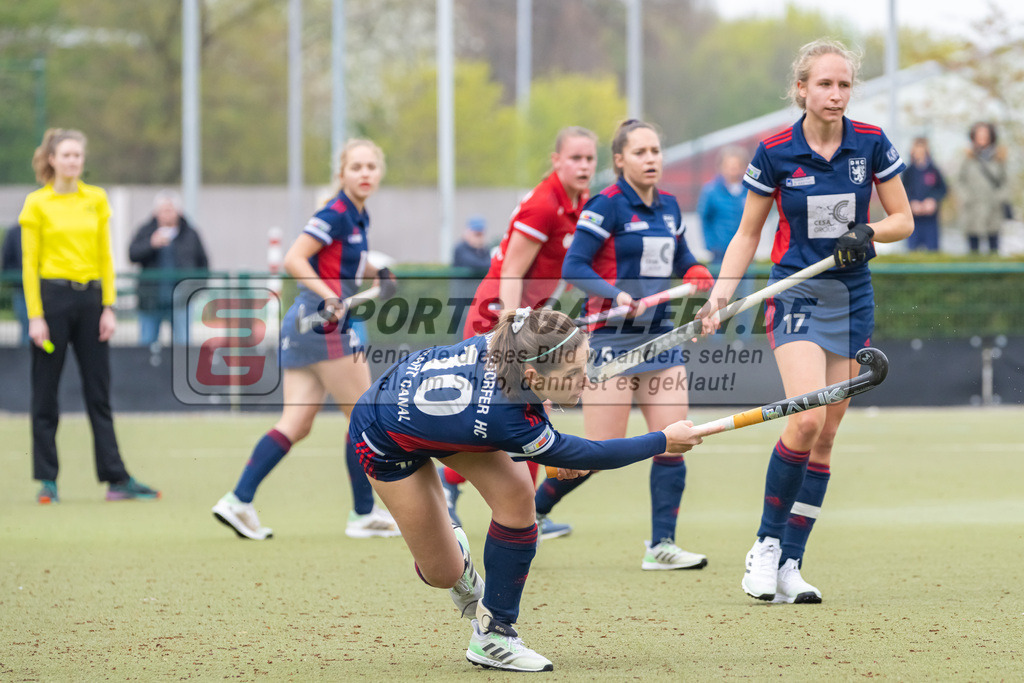 HK_20230416_106999 | 1. Bundesliga Damen Düsseldorfer HC - Rot-Weiss Köln am 16.4.2023 DHC Düsseldorf, Düsseldorf , Clara Ycart ( Düsseldorfer HC #10 )