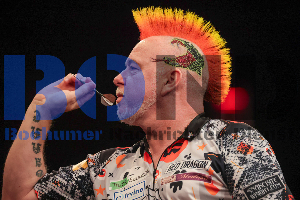  29.10.2023 - 
 | Sebastian Sendlak / Bochumer Nachrichtendienst (BOND) - PDC European Darts Championship: Viertelfinale {Persons shown} - Realisiert mit Pictrs.com