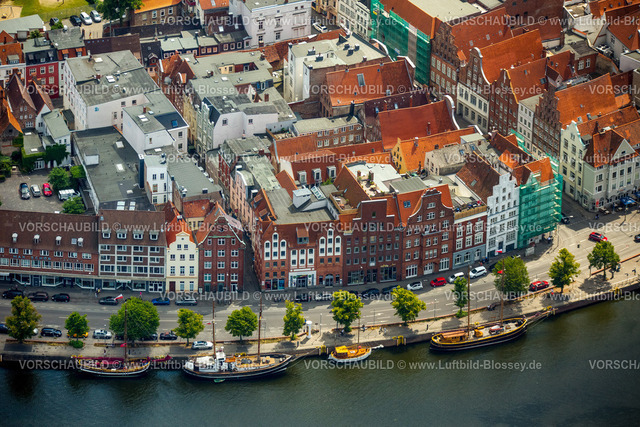 Luebeck15069174 | Bürgerehäuser an der Trave,  Lübeck, Lübecker Bucht, Hansestadt, Schleswig-Holstein, Deutschland