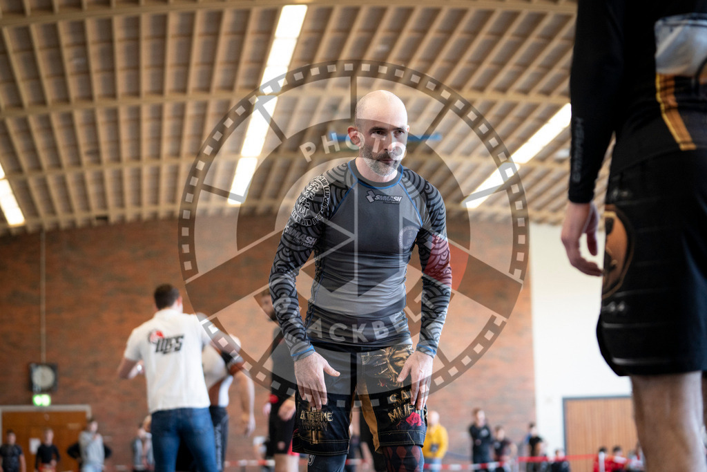 20240309PBB4337 | Fighters compete during the International Luta Livre (ILLCS) Spring Championship in Hannover, Germany, on March 9, 2024.