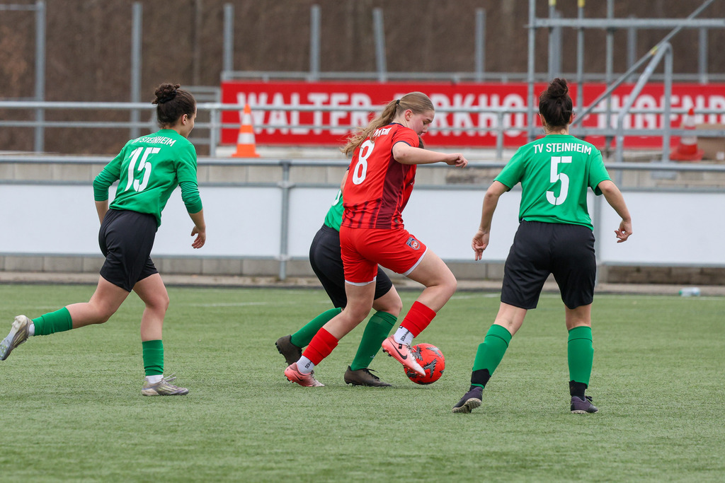 20260315-FCH-Steinheim_078 | 1.FC Heidenheim 1846 II vs. TV Steinheim, Fußball, Frauen, Bezirksliga, 2025/2026, 12. Spieltag, 15.03.2026 in Heidenheim, Kunstrasen b. Voith-Arena West(Foto: Michael Bulling) - Realisiert mit Pictrs.com