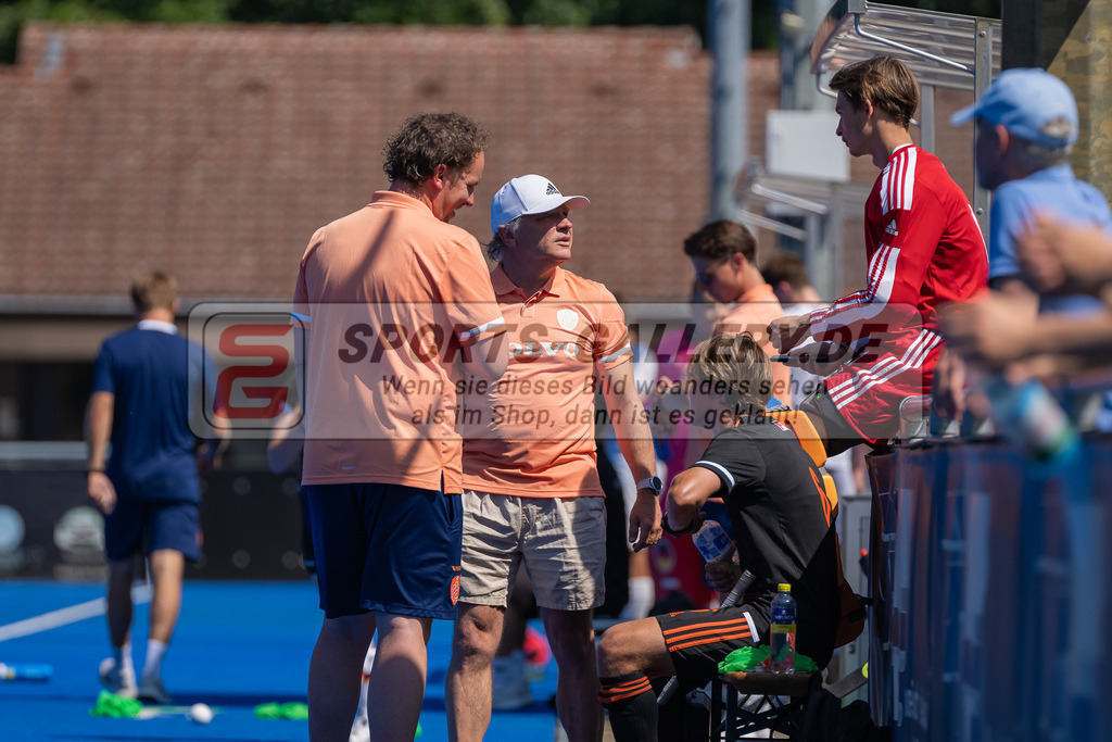 HK_20230625_109084 | mU18 Test Länderspiel Deutschland - Niederlande am 25.6.2023 CHTC , Krefeld ,