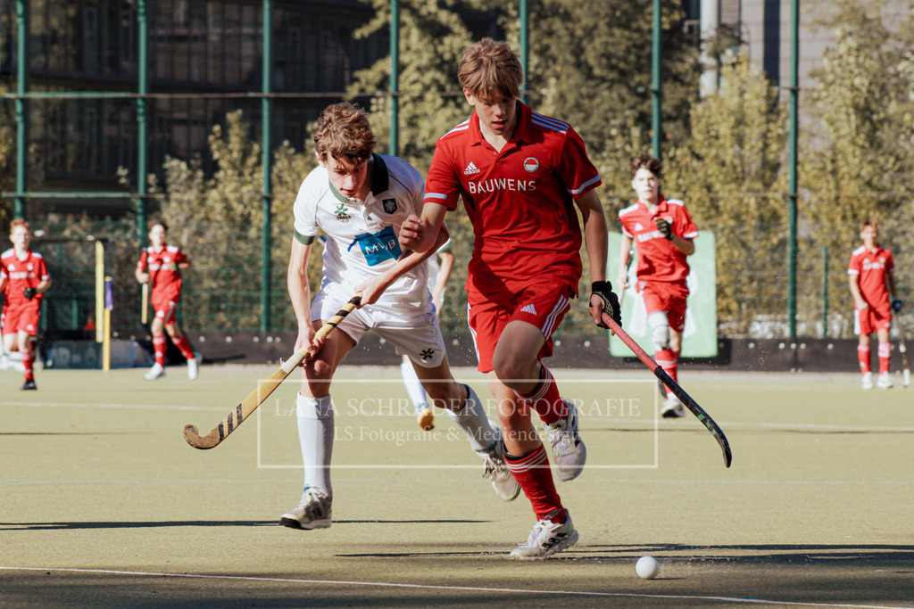 MU14 FINALE Westdeutsche Meisterschaft  Rot-Weiß Köln - HTC Uhlenhorst Mülheim 24.09.23 Düsseldorf-057 | lanaschraderfotografie - Realisiert mit Pictrs.com