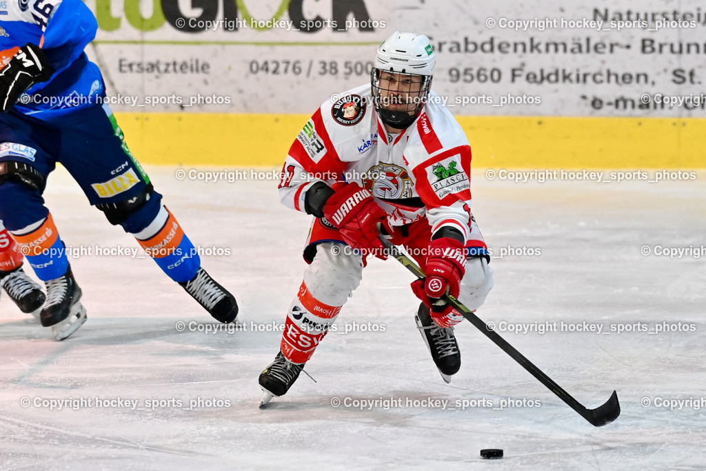 ESC Sparkasse Steindorf vs. ESV Ferlach | #11 Toff Nico ESV Ferlach, ESC Sparkasse Steindorf vs. ESV Ferlach, ESC Sparkasse Steindorf vs. ESV Ferlach am 22.02.2026 in Steindorf  (Ossiachersee Halle ), Austria, (Photo by Bernd Stefan)