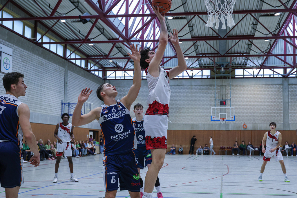 NBBL BAYER GIANTS vs Rostock Seawolves-26 | Fotos von Basketballspielen aus dem Raum NRW fotografiert von Gero Mueller-Laschet und Daniel Schaefer - Realisiert mit Pictrs.com