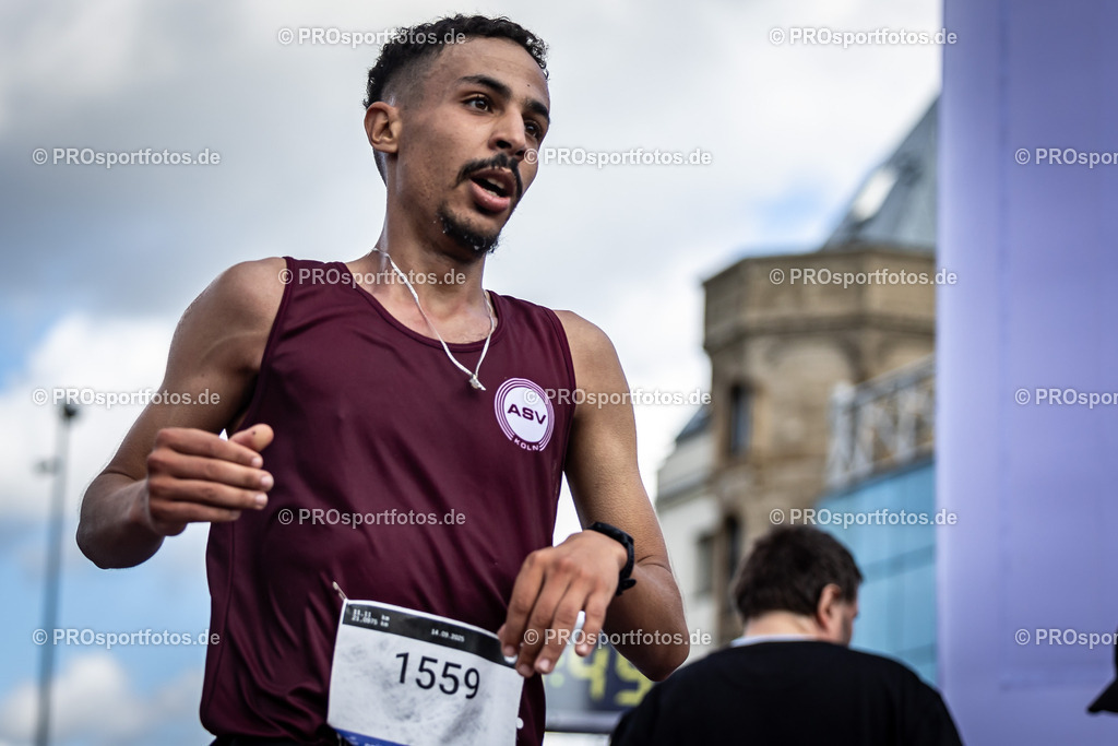 44. Kölner Brückenlauf; Koeln, 14.09.25 | Impressionen vom 44. Kölner Brückenlauf am 14.09.25 am Schokoladenmuseum in Koeln. Foto: BEAUTIFUL SPORTS/Leah Kohring