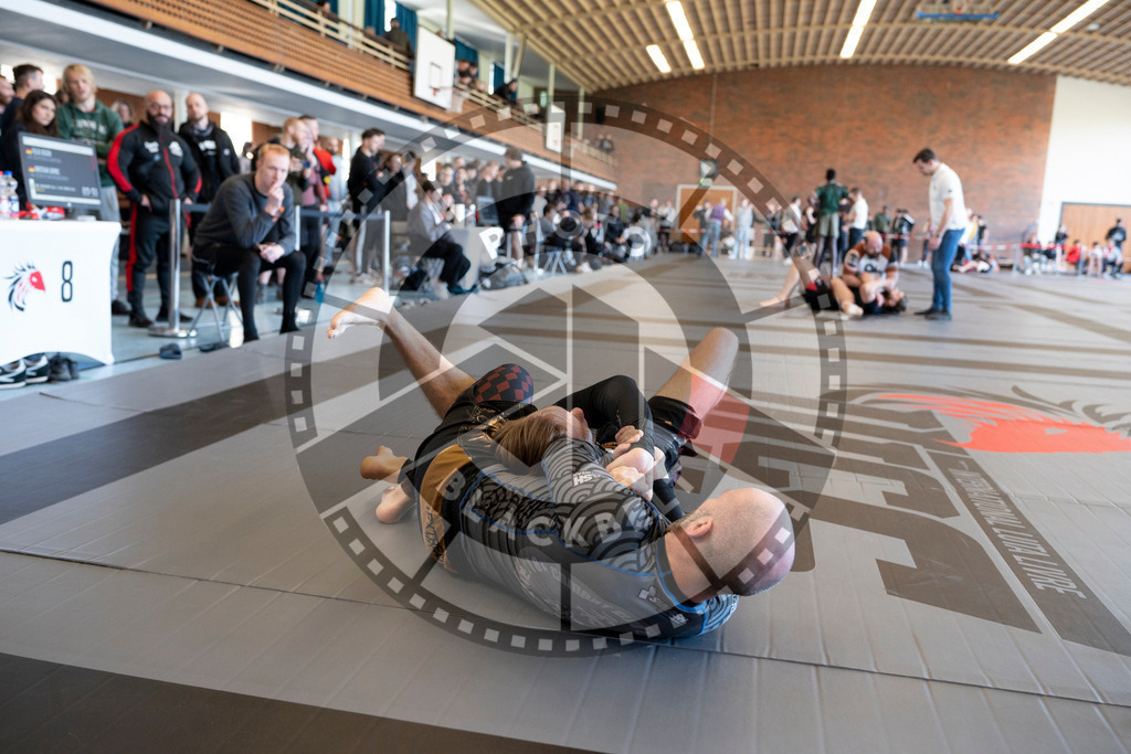 20240309PBB4385 | Fighters compete during the International Luta Livre (ILLCS) Spring Championship in Hannover, Germany, on March 9, 2024.