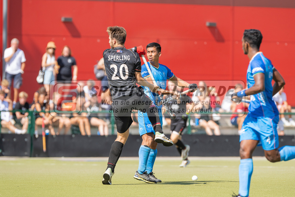 HK_20230822_103760 | 4 Nations Tournament Spiel um Platz 1 ( MU21 ) Indien - Germany am 22.8.2023 DHC Düsseldorf, Düsseldorf ,