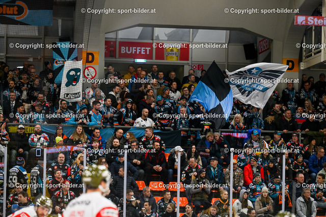 AUT, ICE, Black Wings Linz (AUT) vs HCB Suedtirol Foxes (ITA) | 14.03.2023, Eishalle Linz, AUT, ICE Eishockey Liga, Black Wings Linz (AUT) vs HCB Suedtirol Foxes (ITA), im Bild Fans - Zuschauer EHC Black Wings Linz (BWL)


// ICE win2day Hockey League Match between Black Wings Linz (AUT) vs HCB Suedtirol Foxes (ITA) in Linz, Austria on 2023/03/14