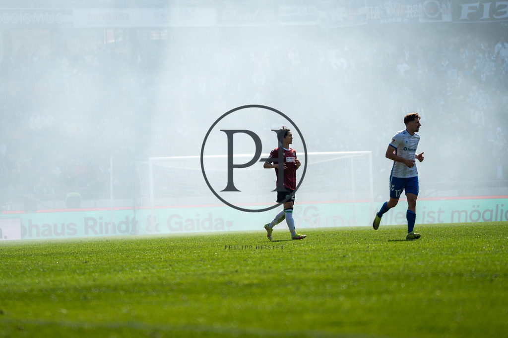 Hannover 96 vs 1. FC Magdeburg – 2. Bundesliga – 29.03.2025 | Szene aus dem 2. Bundesliga-Spiel des 27. Spieltags zwischen Hannover 96 und dem 1. FC Magdeburg am 29. März 2025 in der Heinz von Heiden Arena in Hannover. Endstand: 0:0. Fotografiert von Philipp Heist. - Realisiert mit Pictrs.com