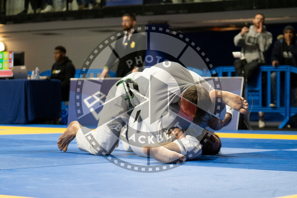 20240119PBB0932 | Fighters compete during the IBJJF European Championship in Paris, France, on January 19, 2024.