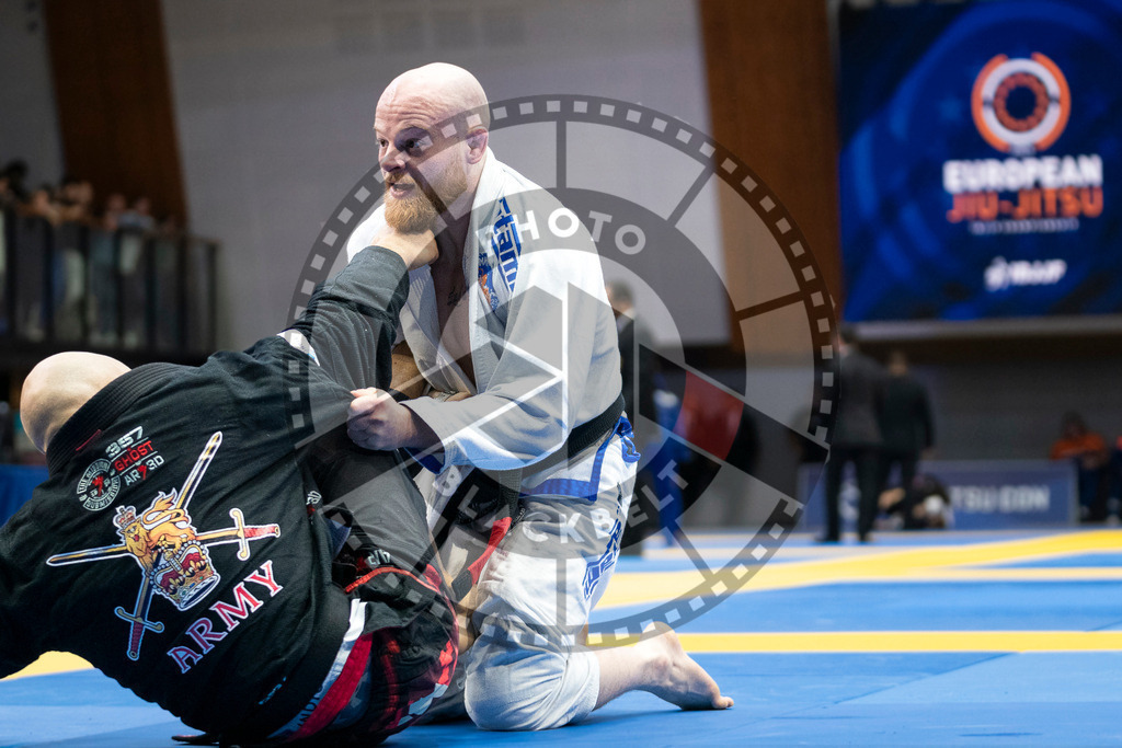 20240123PBB03544 | Fighters compete during the second day of the IBJJF European Championship in Paris, France, on January 23, 2024.