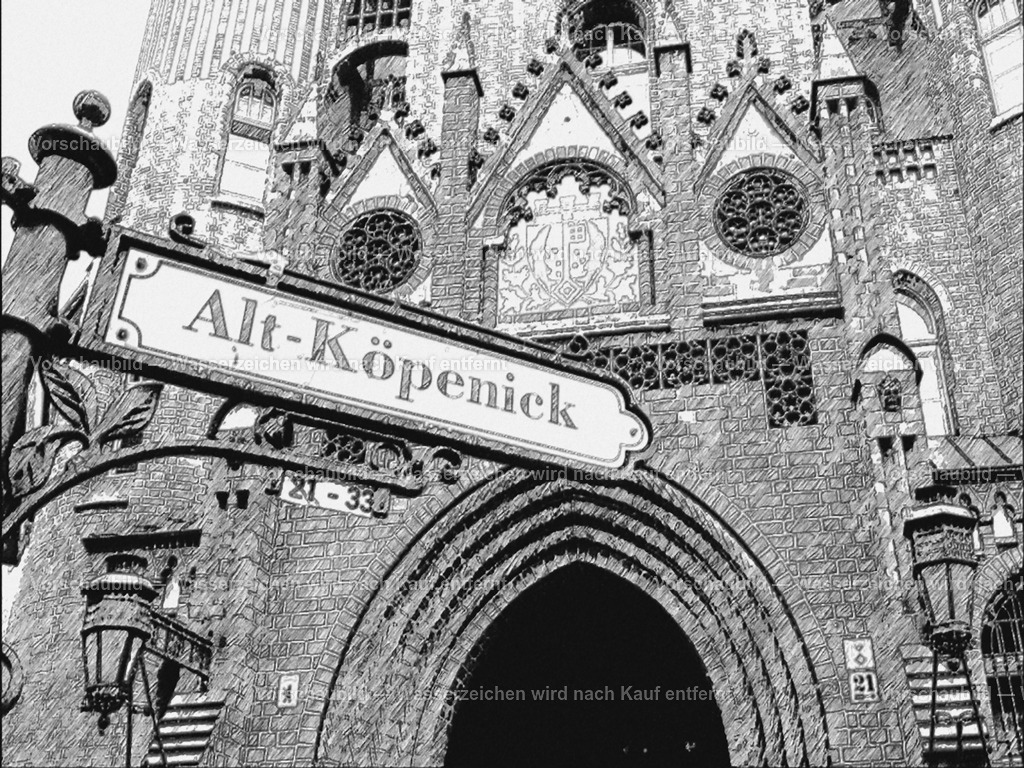Alt Köpenick | das berühmte Rathaus von Köpenick - Realisiert mit Pictrs.com