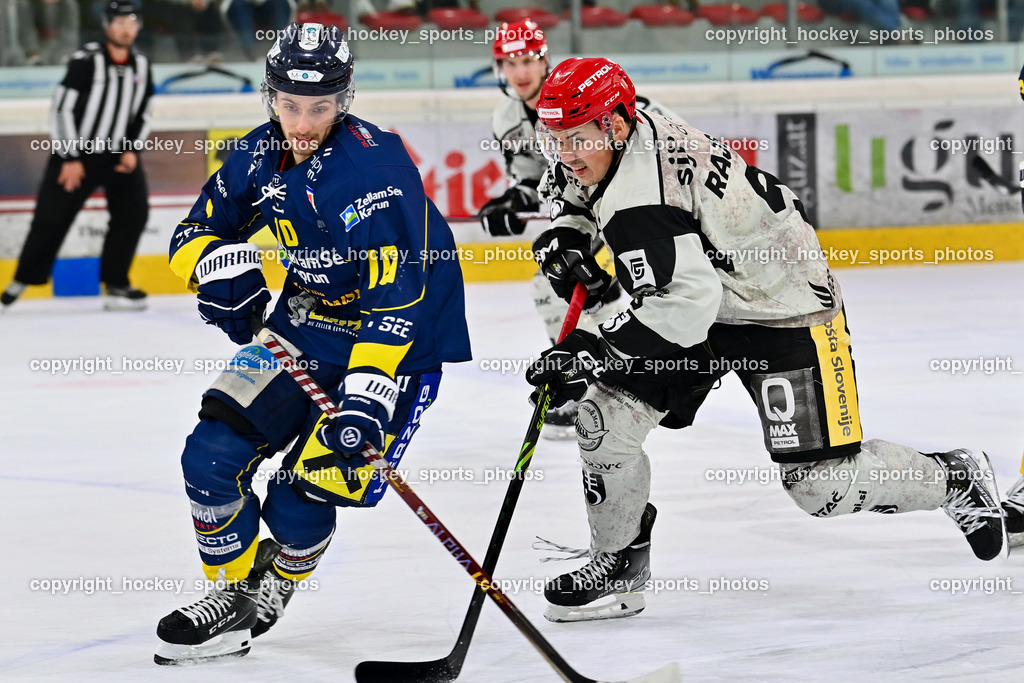 EK Zeller Eisbären vs. HDD Jesenice 1.10.2022 | #10 Artner Fabio, #9 Rajsar Patrik