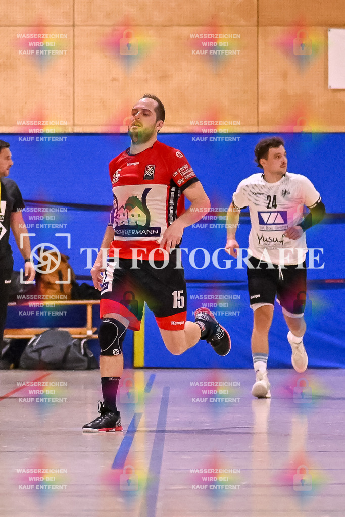 GER, SG Maulburg/Steinen - HSG Dreiland, Handball, Landesliga Suedbaden, 4. Spieltag, Saison 2024/2025, 12.10.2024 | Daniel Winkelbeiner (SG Maulburg/Steinen, #15)GER, SG Maulburg/Steinen - HSG Dreiland, Handball, Landesliga Suedbaden, 4. Spieltag, Saison 2024/2025, 12.10.2024Foto: TH Fotografie/Thomas Hess