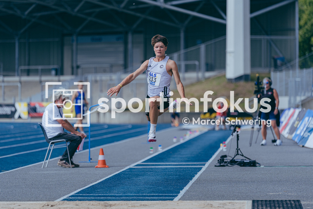 DM U23 U18 Bochum 2026 | Diego Widera (SCC Berlin), Startnummer 233, Deutsche Meisterschaften der U18 &amp; U23 2026, Lohrheidestadion Bochum-Wattenscheid, 04.07.2026 Foto: Marcel Schwering / sportimfokus - Realisiert mit Pictrs.com