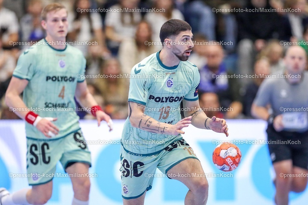Gum11022501110 | 11.02.2025, Handball, European League - Hauptrunde Gruppe IV, VfL Gummersbach - SG Flensburg-Handewitt, Schwalbe-Arena: Giorgi Tskhovrebadze (GUM #19)