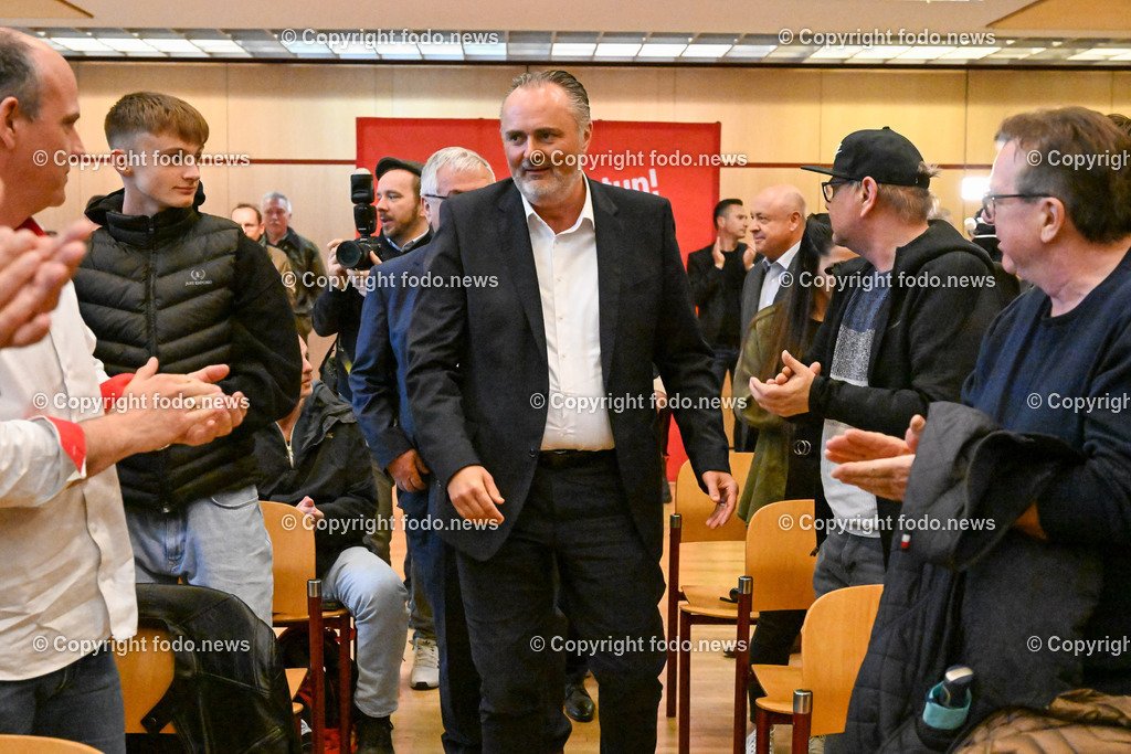 Hans Peter Doskozil in Linz_ 24.04.2023-10 | 24.04.2023, Linz, AUT, Hans Peter Doskozil in Linz, im Bild LH Hans Peter Doskozil (SP, Landeshauptmann Burgenland)