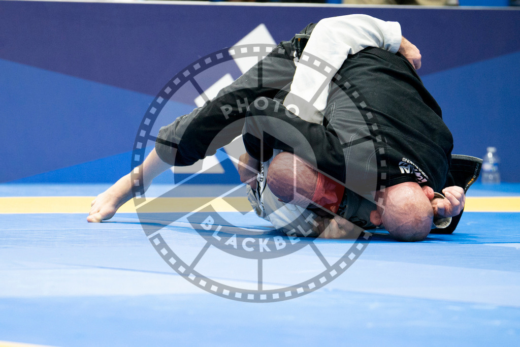 20240124PBB03897 | Fighters compete during the second day of the IBJJF European Championship in Paris, France, on January 24, 2024.