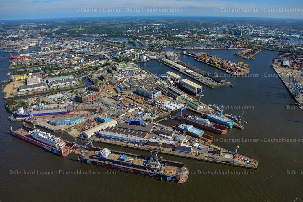 3090465 | Werftanlage Blohm und Voss, Überseehafen, Freie und Hansestadt Hamburg
