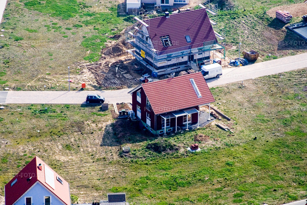 Luftbild: Schaidt, Neubaugebiet NO im Ortsteil Schaidt in Wörth im Bundesland Rheinland-Pfalz in Deutschland. Foto: IMG_5507.jpg vom 15.03.2007 durch Werner Riehm/FLY-FOTO.de