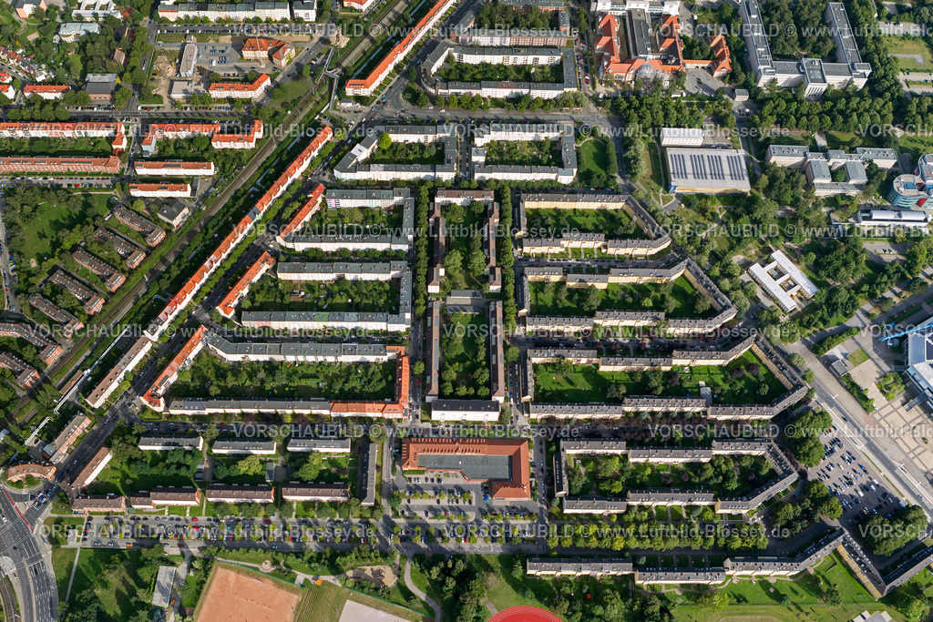 Rostock12082234 | Hansaviertel, Blockrandbebauung,  Rostock,  Ostsee, Ostseeküste, Mecklenburg-Vorpommern, Deutschland, Europa