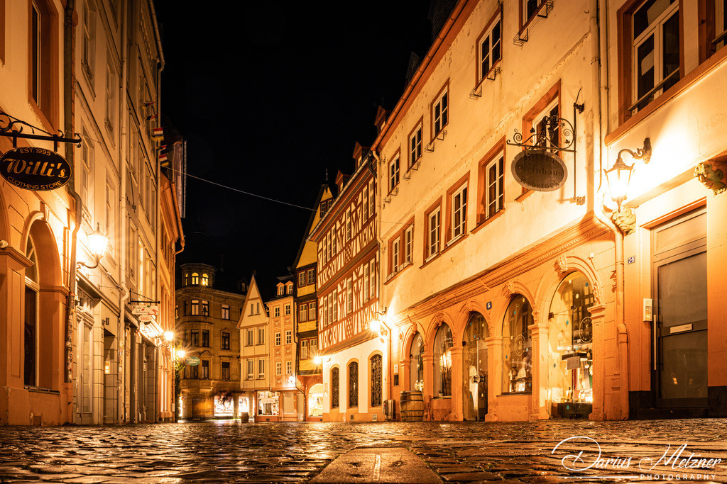 Die Mainzer Altstadt bei Nacht | Die Mainzer Altstadt bei Nacht