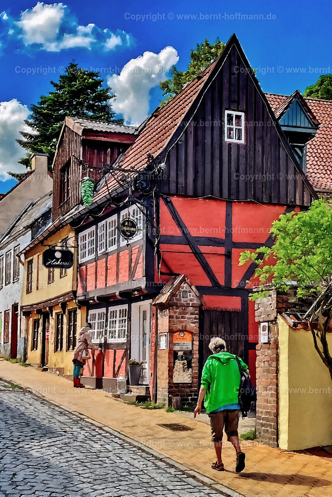 PDM2_2816_Marienstr_JohRum_100x150 | DIGITALKUNST. " Rumhaus Johannsen ". __ Historisches Rumhaus JOHANNSEN-RUM in der Marienstraße in Flensburg. - Realisiert mit Pictrs.com