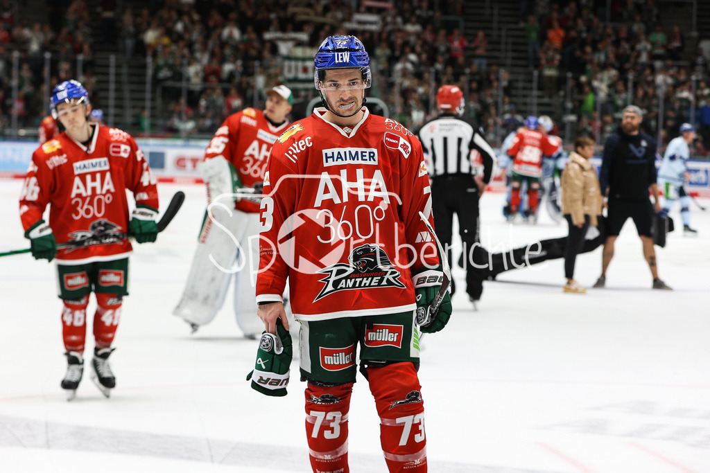 Augsburger Panther - Straubing Tigers | Matthew PUEMPEL (AEV #73) ist enttaeuscht nach der Partie