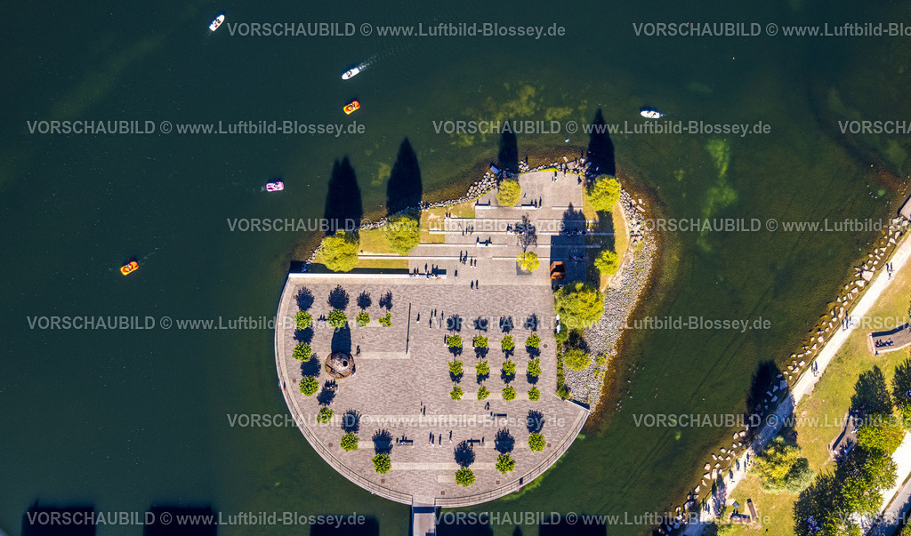 Dortmund240804218 | Luftbild, Phoenix See und Kuturinsel, Hörde, Dortmund, Ruhrgebiet, Nordrhein-Westfalen, Deutschland