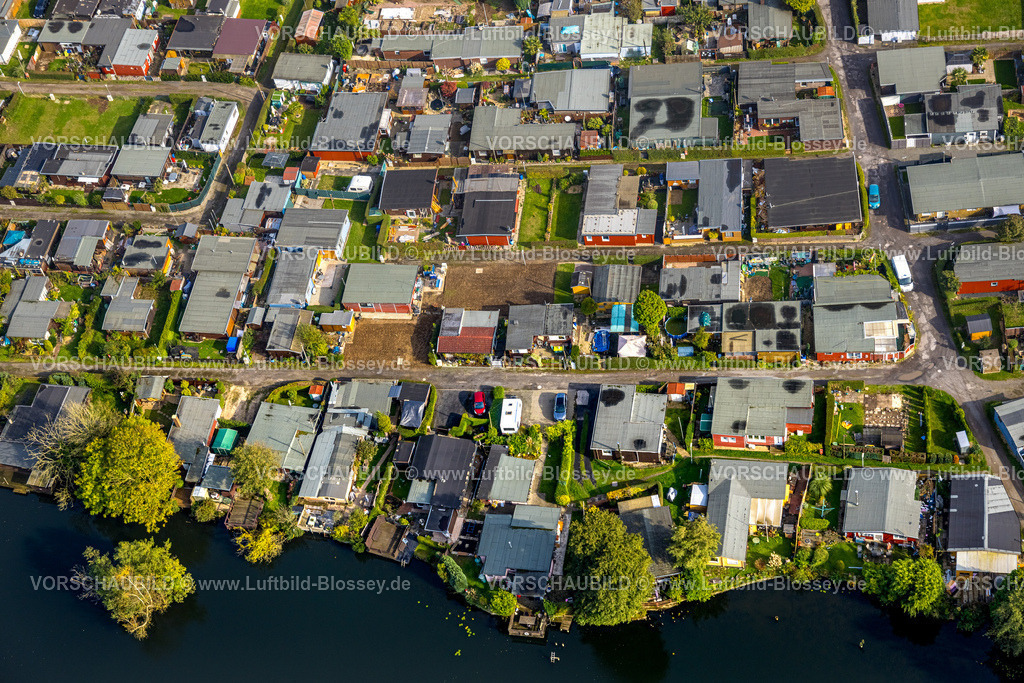 Neukirchen-Vluyn241013428 | Luftbild, Campingplatz Schultes Kull, Campinghäuser Niepsche Wiesen, Fluss Großer Parsick, Schaephuysen, Rheurdt, Ruhrgebiet, Nordrhein-Westfalen, Deutschland
