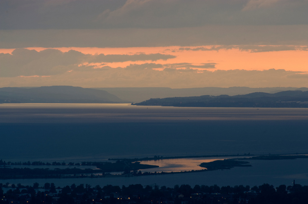 Ausblick auf Bodensee | Bildstein, Austria - November 12, 2010: Ausblick auf Bodensee. - Realisiert mit Pictrs.com