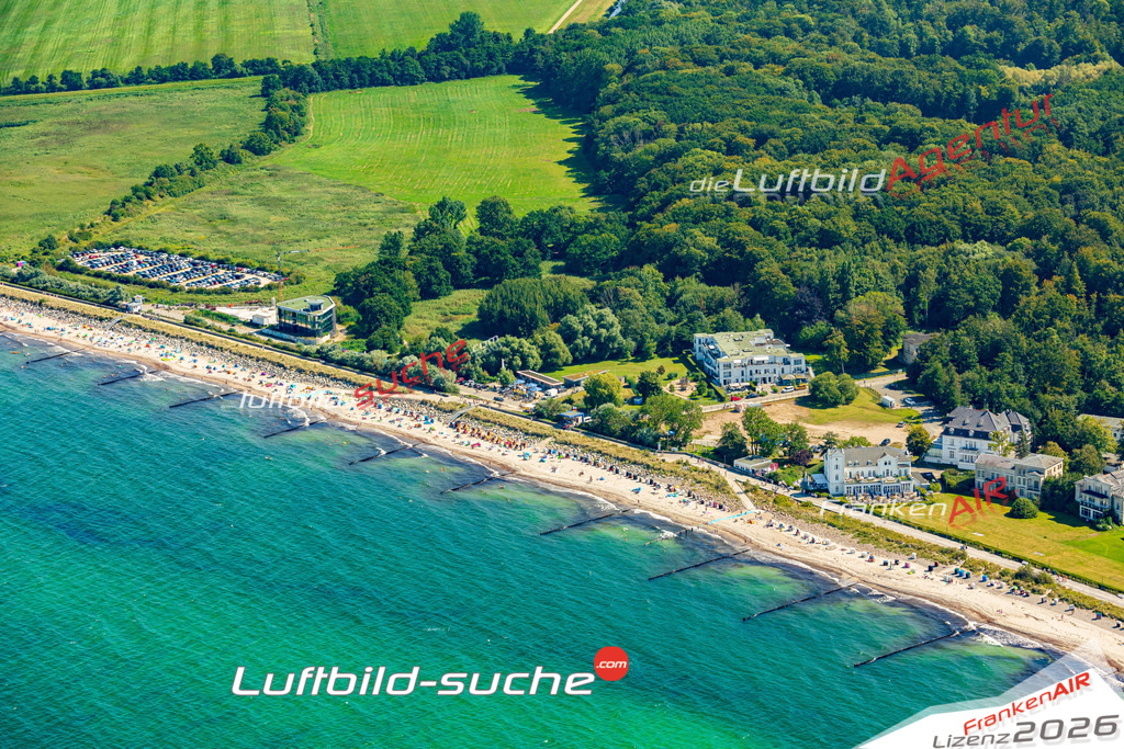Luftbild Vs Google Maps  Heiligendamm Ortsrand Parken  Bad Doberan -Das Luftbild wurde 2025 vom UL-Flugzeug heraus erstellt ( keine Drohnenluftbilder ) - Hochauflösende Luftaufnahme -Nicht vergleichbar mit Google Maps oder Satelittenbilder- Die Geschenkidee !Mit Lizenz und Bildrechte bestellbar