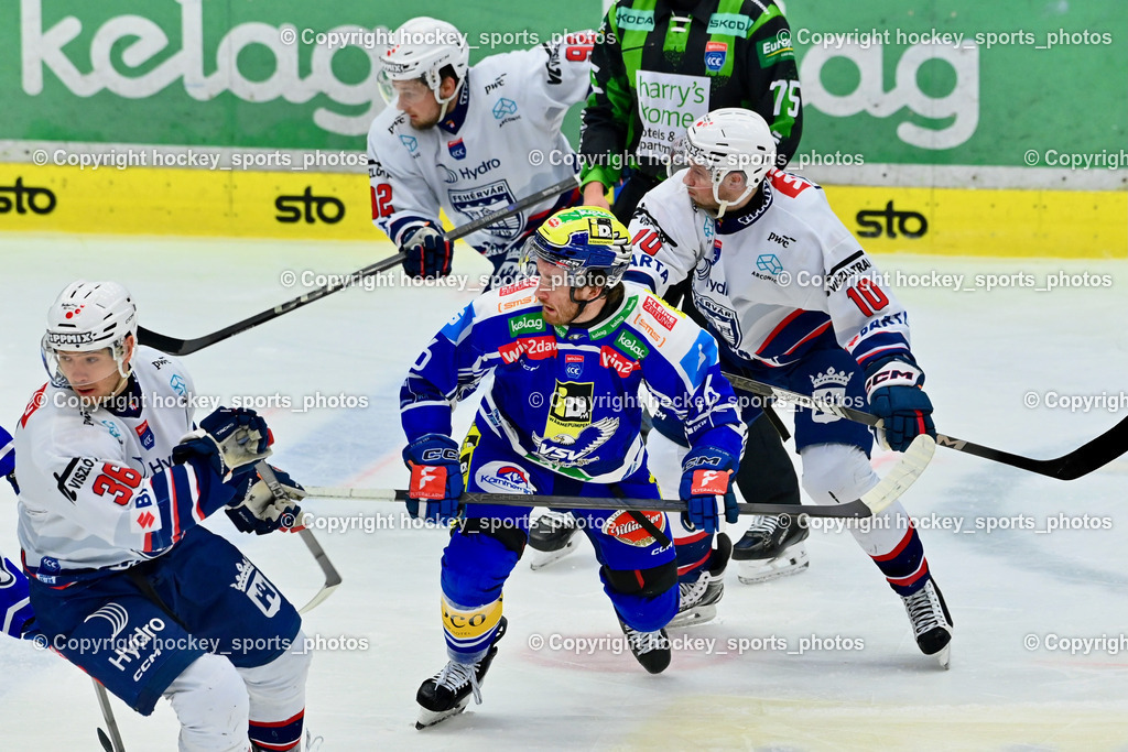 EC IDM Wärmepumpen VSV vs. Hydro Fehervar AV 19 | #16 Kevin Hancock EC VSV, #10 Istvan Bartalis Hydro Fehervar, #92 Anze Kuralt Hydro Fehervar, EC IDM Wärmepumpen VSV vs. Hydro Fehervar AV 19, EC IDM Wärmepumpen VSV vs. Hydro Fehervar AV 19  am 17.01.2026 in Villach (Stadthalle Villach), Austria, (Photo by Bernd Stefan)