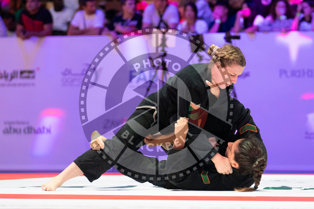 20231107PBB4622 | Fighters compete during the AJP World Master Championship in the Mubadala Arena in Abu Dhabi, Arab United Emirates, on November 7, 2023.