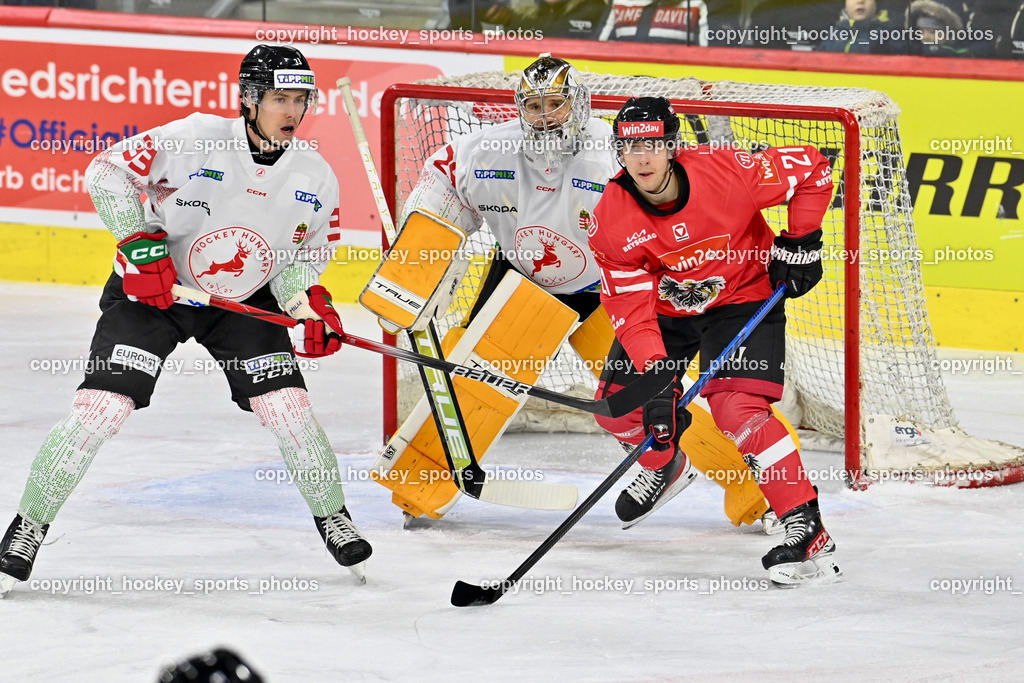 Österreich vs. Ungarn 14.12.2023 | Österreich vs. Ungarn 14.12.2023, Österreich vs. Ungarn  am 14.12.2023 in Klagenfurt (Heidi Horten Arena), Austria, (Photo by Bernd Stefan)