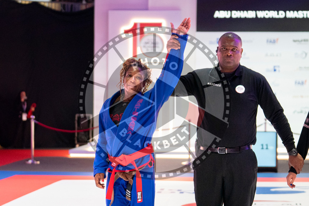 20231107PBB4396 | Fighters compete during the AJP World Master Championship in the Mubadala Arena in Abu Dhabi, Arab United Emirates, on November 7, 2023.