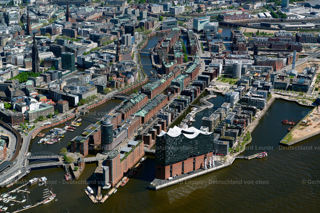 3801165 | Hafen City mit Speicherstadt und Elbphilharmonie, Freie und Hansestadt Hamburg