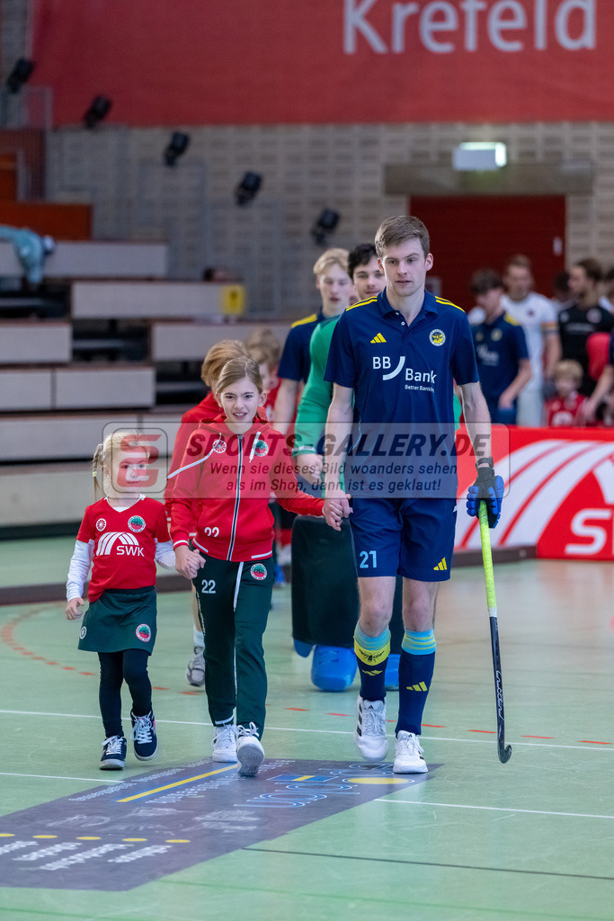 HK_20250118_101684 | 1/4 Finale 1. Bundesliga Halle Herren Crefelder HTC - Zehlendorfer Wespen am 18.1.2025 Halle Glockenspitz, Krefeld ,