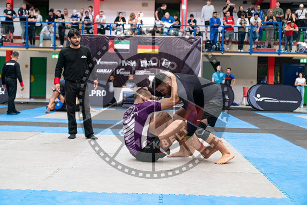 20230826PBB56717 | Fighters compete during the AJP INTLPRO BJJ and grappling competition in Hamburg, Germany, on August 26 2023.