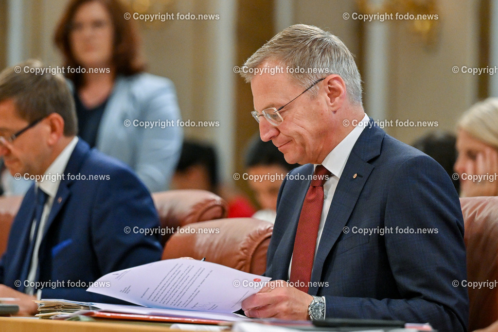 Landhaus Linz_ Promenade_ Landtagssitzung_ 15.06.2023-60 | 15.06.2023, Landhaus Linz AUT, Promenade, Landtagssitzung, im Bild LH Thomas Stelzer (VP)