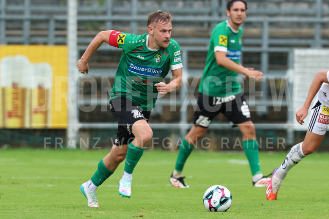 Friendly Match: SC Weiz vs TSV Hartberg in Weiz | Weiz, AUSTRIA, 01.JUL.26 - SOCCER - ADMIRAL Bundesliga, SC Weiz vs TSV Hartberg, test match. The image shows Philipp Schellnegger (SC Weiz).
