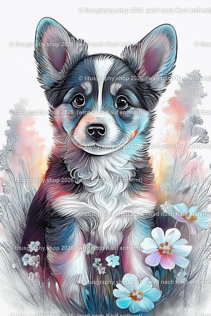 Hund 003 Generated Image | titusgraphy-shop: Geschenkideen mit Qualitätsfotos. titusgraphy-shop: gift ideas with quality photos. titusgraphy-shop: idées cadeaux avec photos de qualité.  - Realisiert mit Pictrs.com