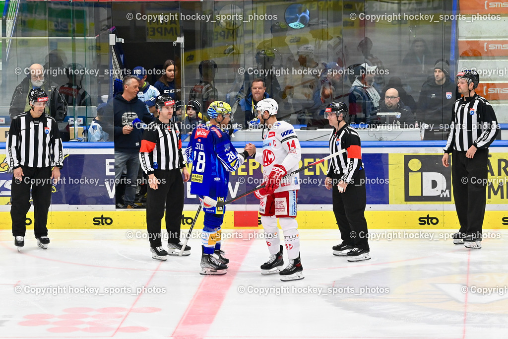 EC IDM Wärmepumpen VSV vs. EC KAC 12.3.2023 | HRIBAR MATJAZ, NIKOLIC KRISTIJAN, PIRAGIC TRPIMIR, SEEWALD ELIAS, Referees, #28 Joslin Derek, #14 Postma Paul