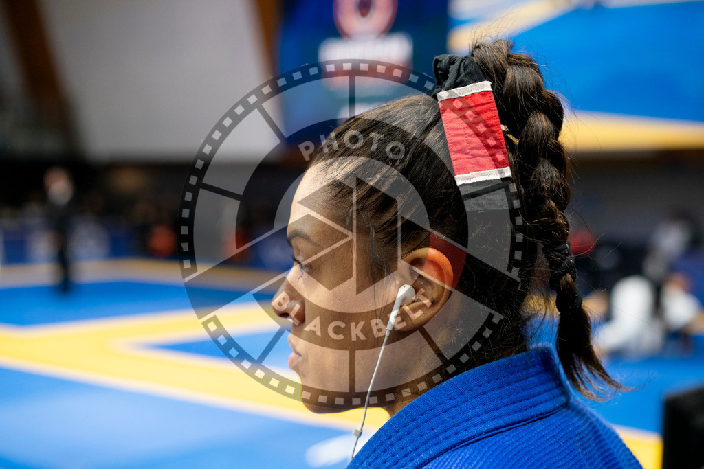20240124PBB04779 | Fighters compete during the second day of the IBJJF European Championship in Paris, France, on January 24, 2024.