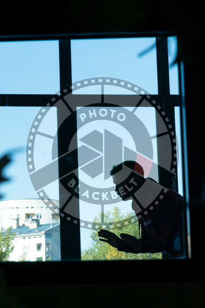 20230916PBB0795 | Fighters compete during the grappling tournement ADCC Trials (European, Middle East and African Championship) in Warsaw, Poland, on September 16, 2023.