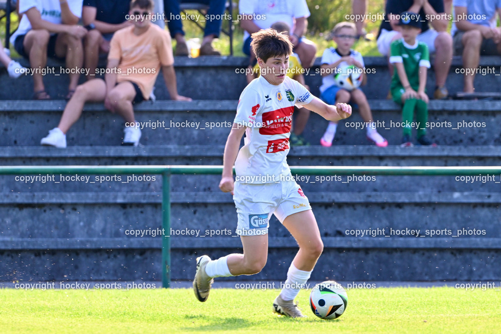 FC Faakersee vs. Rapid Lienz  | #13 Mario Ganeider Rapid Lienz, FC Faakersee vs. Rapid Lienz , FC Faakersee vs. Rapid Lienz  am 04.08.2024 in Faakersee (Sportplatz Faakersee), Austria, (Photo by Bernd Stefan)