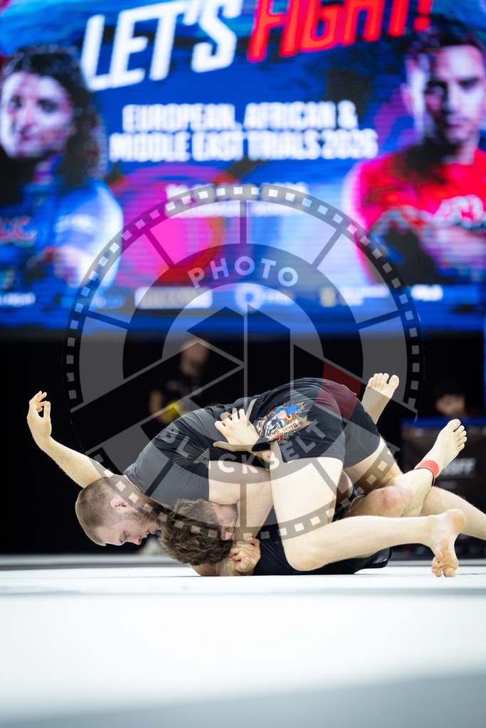 20260214PBB4626 | Fighters compete during the ADCC European Trials  competition day 1 in Belgrade, Serbia, on February 14, 2026.