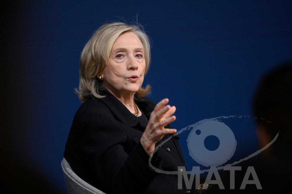 _DWI2759 | Die US-Politikerin Hillary Clinton auf der Veranstaltung Bridging Scholarship and Statecraft im Rahmen der Münchner Sicherheitskonferenz 2026. München, 13.02.2026 Bayern Deutschland  - Realisiert mit Pictrs.com