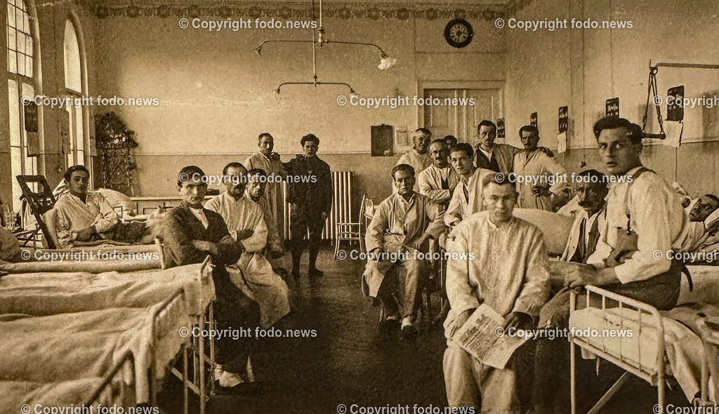 Klinikum Wels-Grieskirchen_ 13.11.2023-4 | 13.11.2023, Wels, AUT, Klinikum Wels-Grieskirchen, im Bild  Krankensaal des Maennerpavillions - REPRO